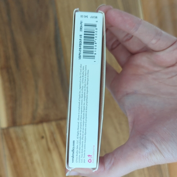 NIB iPhone XS Vera Bradley Polar Bear Glitter Snow Winter Sledding Phone Case - Picture 4 of 6